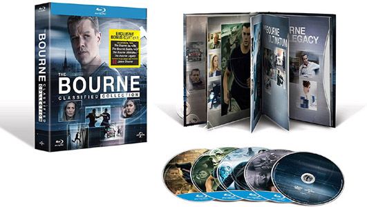 The Bourne Classified Collection - 4-Disc Boxset (Blu-Ray)